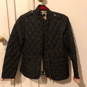 Burberry quilted zip jacket